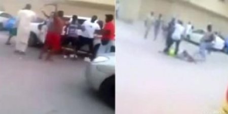 شاهد بالفيديو .. شجار عنيف بين سعوديين ويمنيين في الرياض