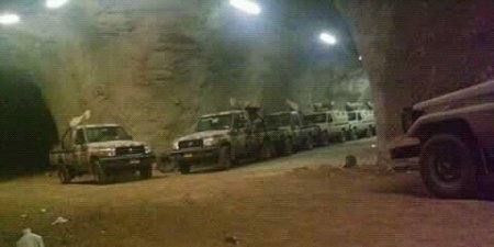 تسريب اولی “الصور” لنفق يعيش بداخله المخلوع”صالح” في الجبال المحيطة بالعاصمة صنعاء