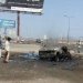 اخبار اليمن العاجلة اليوم الجمعة  عدن : إنفجار سيارة في جولة كالتكس في عدن